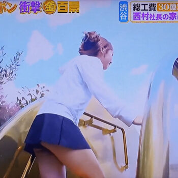 大盛真歩ちゃんのローアングルパンチラwwww