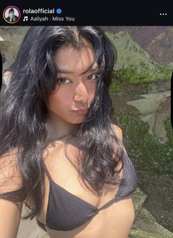 【画像】ローラさん、自身のインスタで水着姿とアナルの写真をアップしてしまう