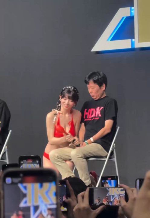 【動画】瀬戸環奈さん、イベントでファンの男性をシコシコしてイかせてしまう
