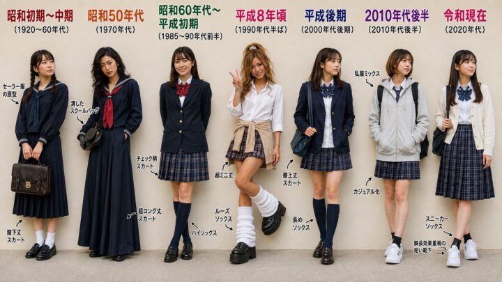 JKの歴史の画像が作られる。君はどれが好き？