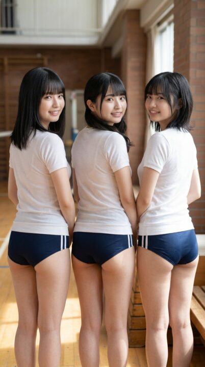 【画像】女子⚫︎生のブルマ姿”(AI)wwwwwwwwwwwww