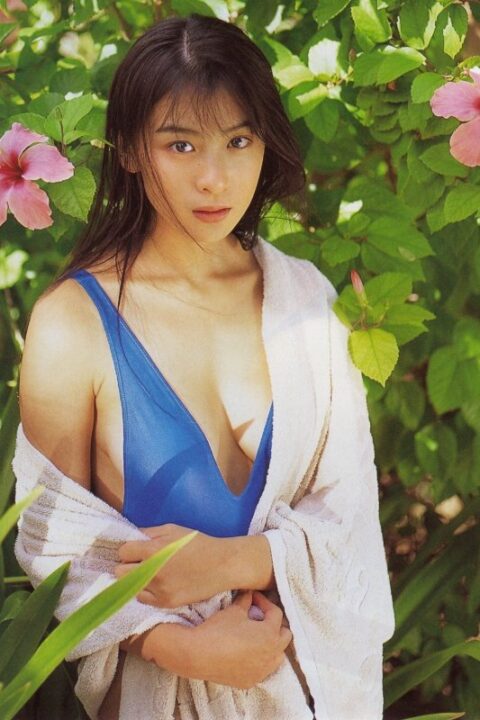 【画像】人気芸能人の水着グラビア18歳→48歳の変遷をご覧ください
